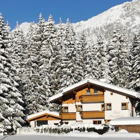 Ferienwohnung Haus Moosplatzl Leutasch Exterior foto