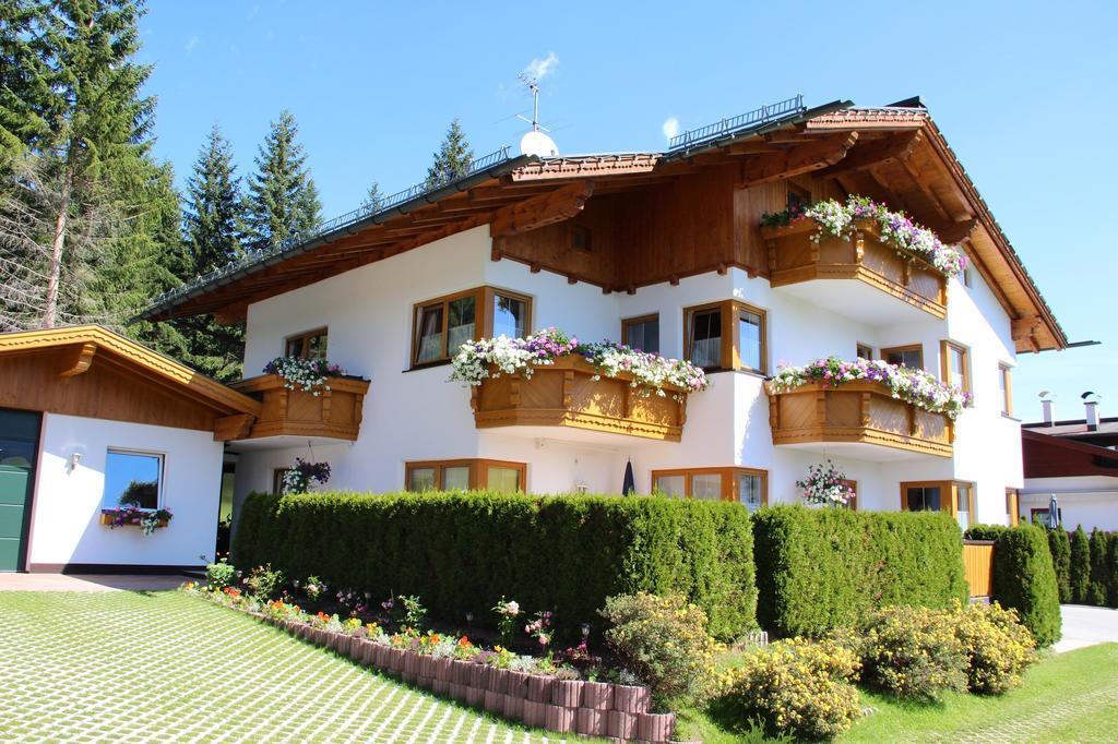 Ferienwohnung Haus Moosplatzl Leutasch Exterior foto