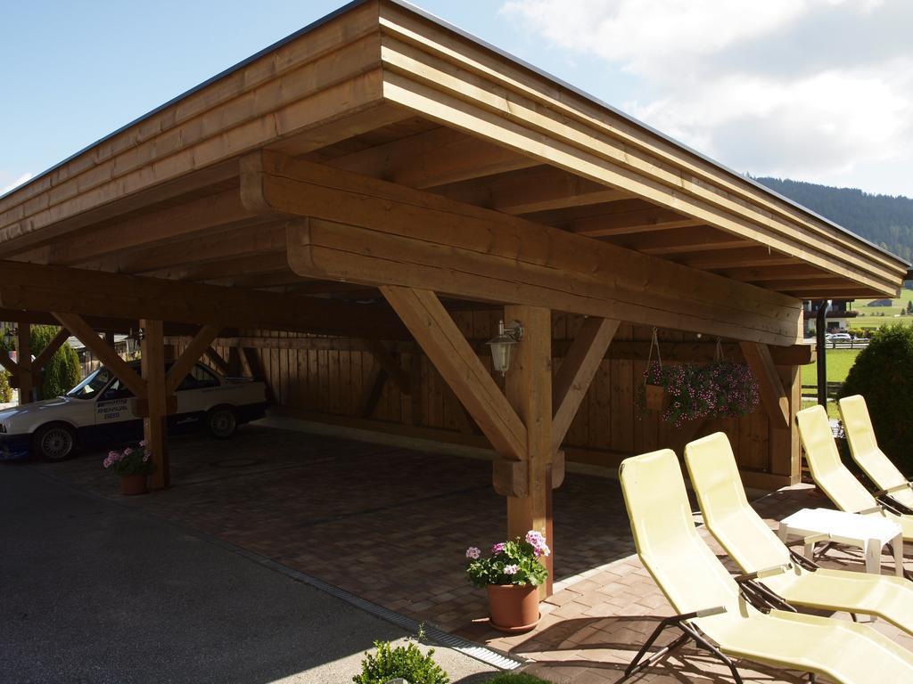 Ferienwohnung Haus Moosplatzl Leutasch Exterior foto